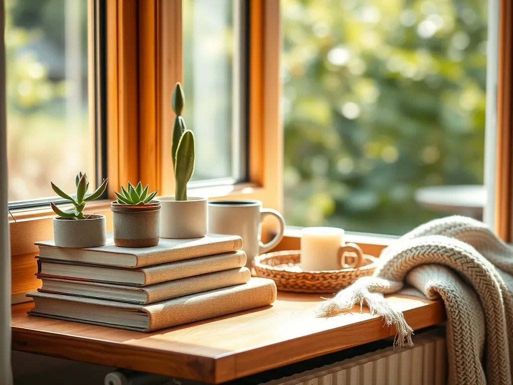 Jak urządzić szeroki parapet?